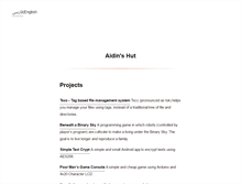 Tablet Screenshot of aidinhut.com